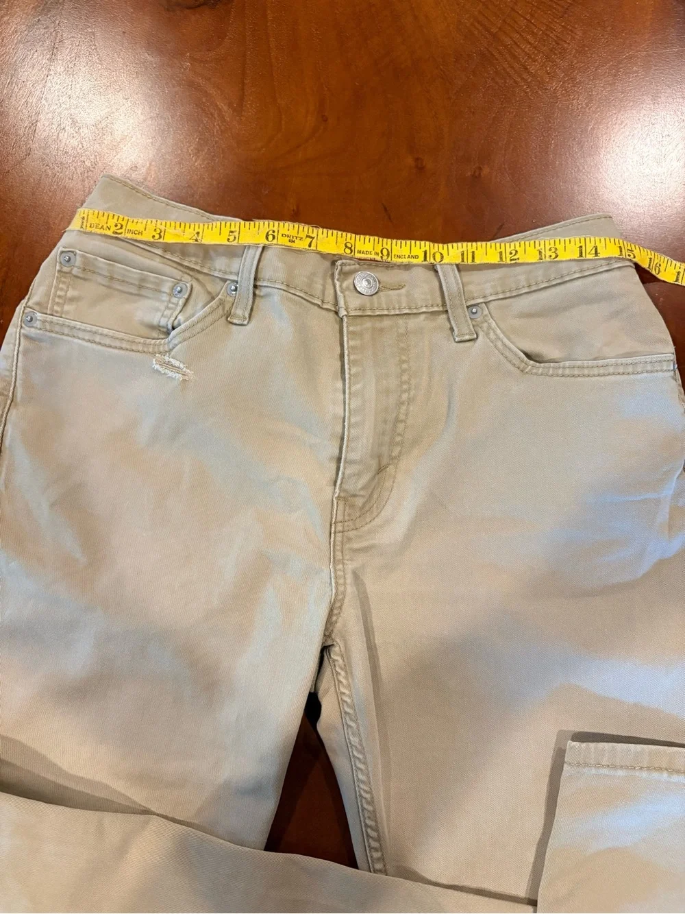 Levi's 511 Slim Straight Men's Jeans in Light Beige, size w31 L30